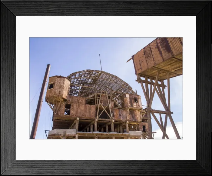 Framed Print : Santa Laura Saltpeter Works in Atacama Desert Framed Print : Santa Laura Saltpeter Works in Atacama Desert