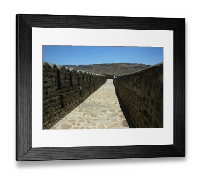 Framed Print : Miri fort walls, Rannikot Fort Framed Print : Miri fort walls, Rannikot Fort
