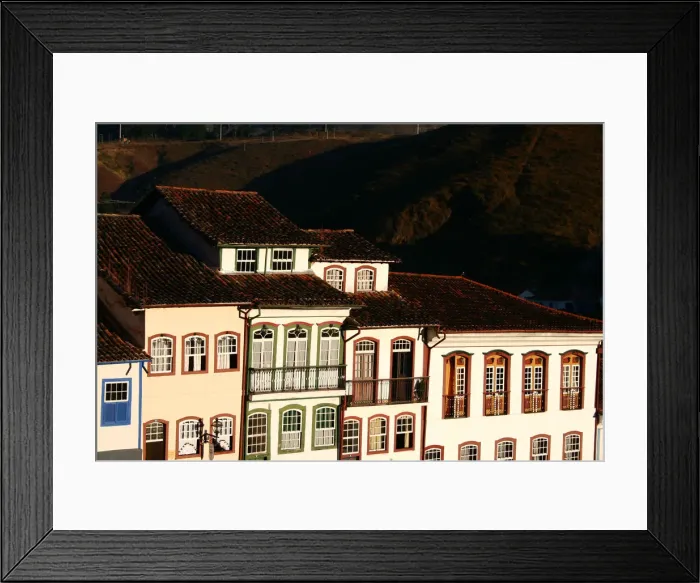 Framed Print : Houses in Ouro Preto Framed Print : Houses in Ouro Preto