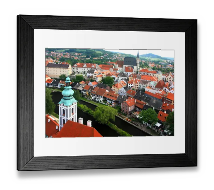 Framed Print : Cesky Krumlov, Czech Republic Framed Print : Cesky Krumlov, Czech Republic