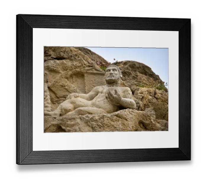 Framed Print : Hecules Statue Framed Print : Hecules Statue