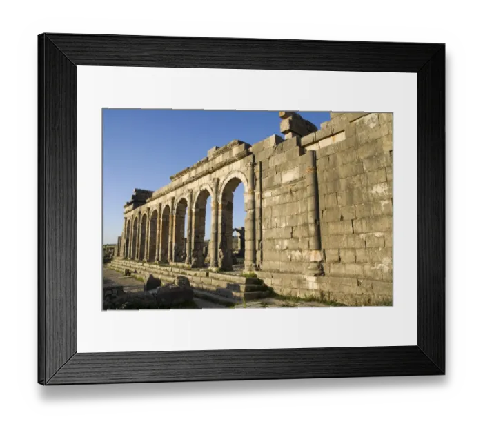 Framed Print : The Roman ruins of Volubilis Framed Print : The Roman ruins of Volubilis