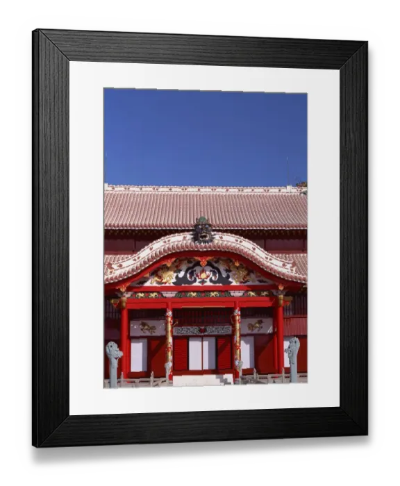 Framed Print : Castle of Shuri Framed Print : Castle of Shuri