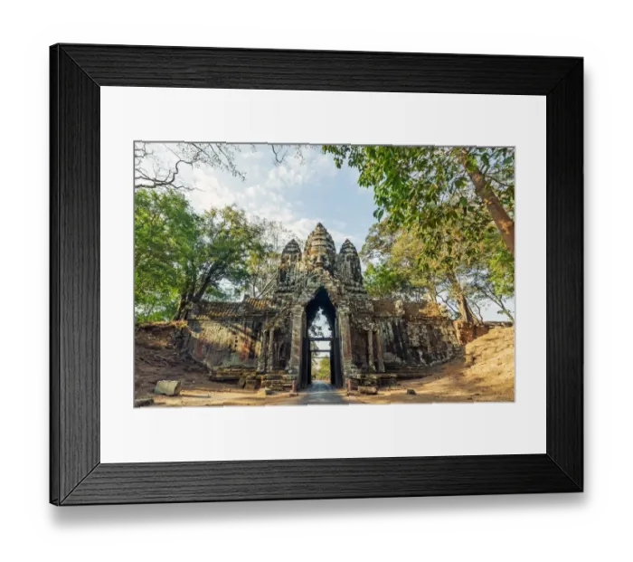 Framed Print : North Gate of Angkor Thom Framed Print : North Gate of Angkor Thom