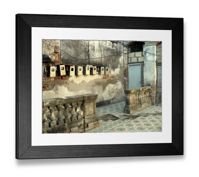 Framed Print : Ruined building, Cienfuegos, Cuba Framed Print : Ruined building, Cienfuegos, Cuba