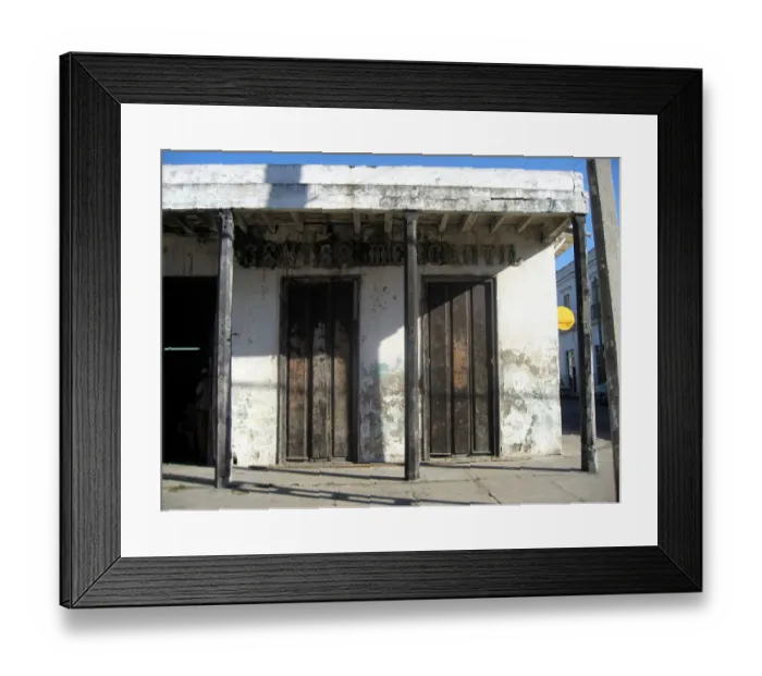 Framed Print : Building, Cienfuegos, Cuba