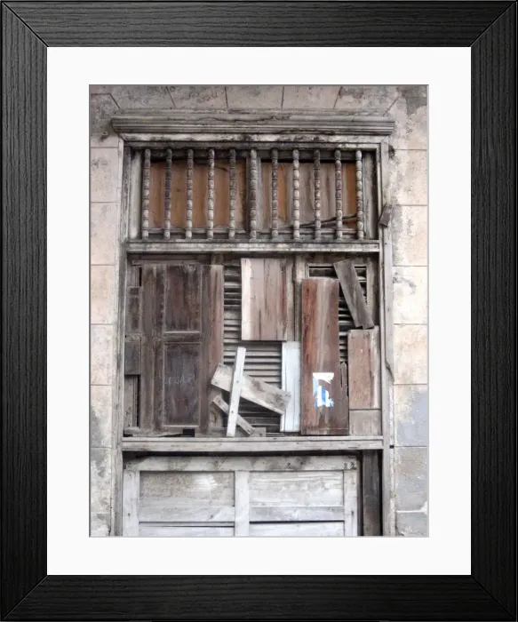 Framed Print : Window, Havana, Cuba Framed Print : Window, Havana, Cuba