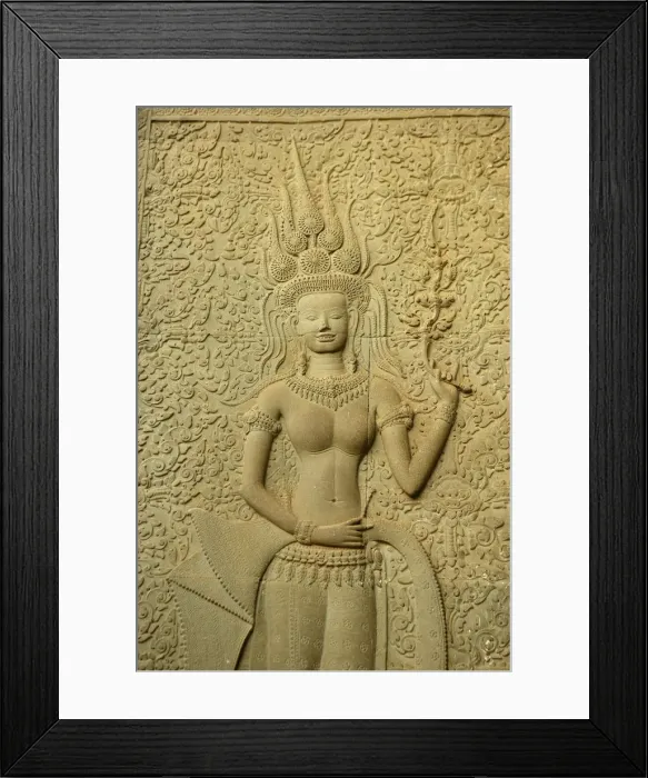 Framed Print : Relief of Angkor Wat Framed Print : Relief of Angkor Wat