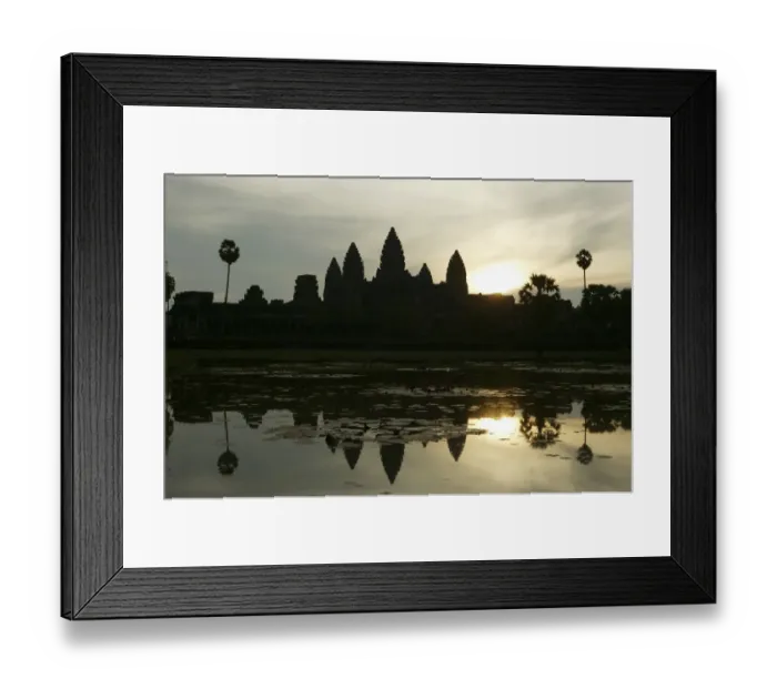 Framed Print : Angkor Wat Temple at Sunrise Framed Print : Angkor Wat Temple at Sunrise