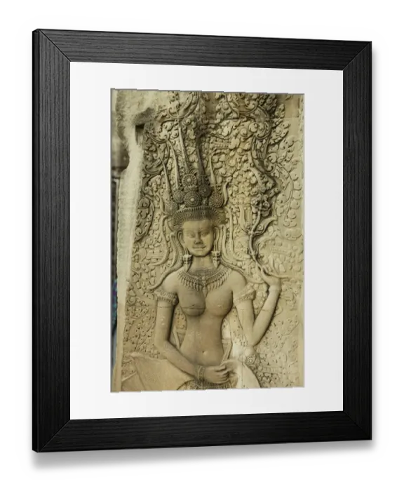Framed Print : Relief of Angkor Wat Framed Print : Relief of Angkor Wat