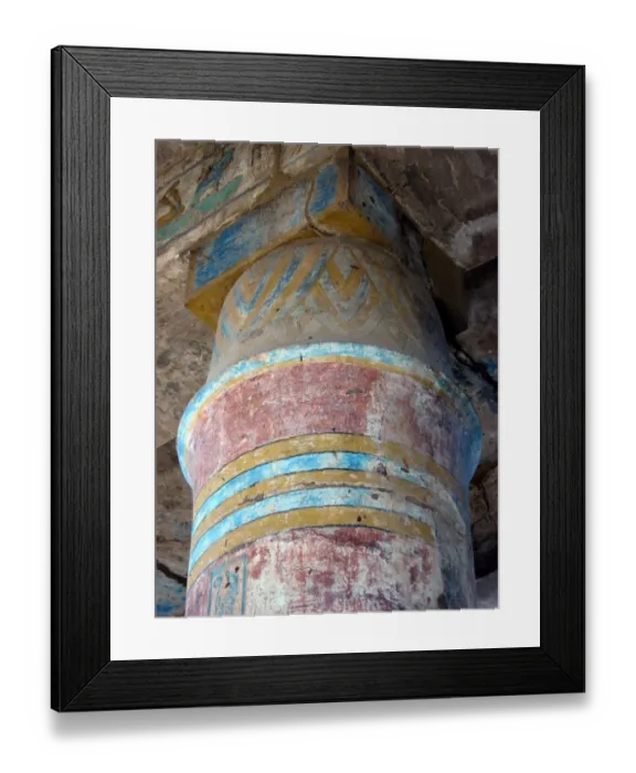 Framed Print : Column, temple of Karnak, Egypt Framed Print : Column, temple of Karnak, Egypt