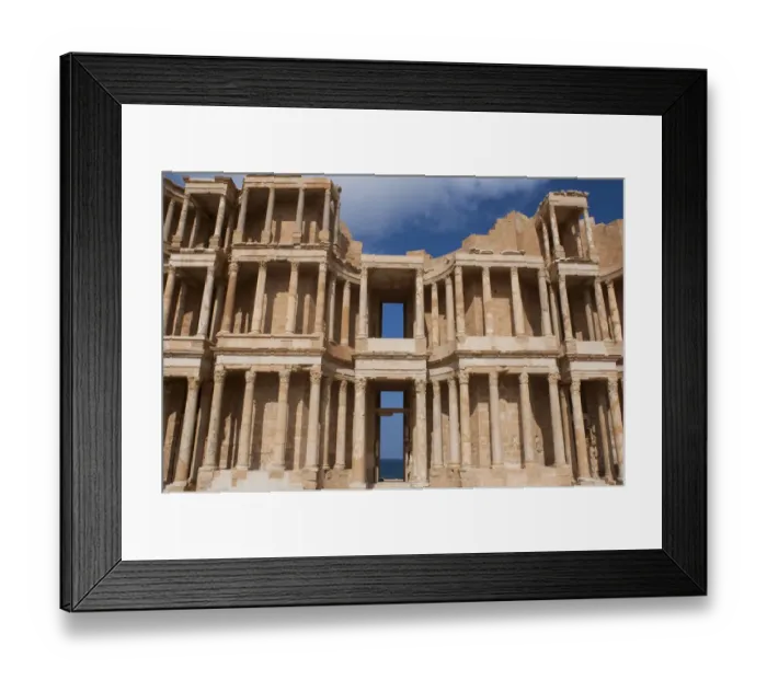 Framed Print : Archaeological Site of Sabratha Framed Print : Archaeological Site of Sabratha