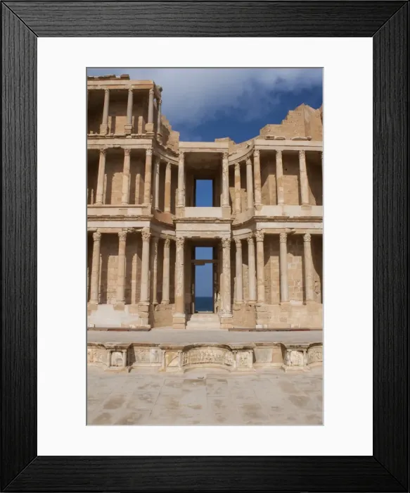 Framed Print : Archaeological Site of Sabratha Framed Print : Archaeological Site of Sabratha