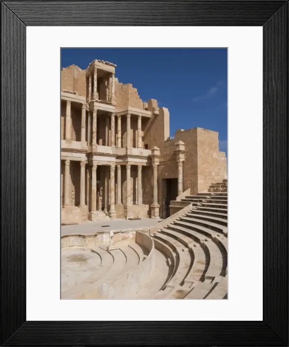 Framed Print : Archaeological site of Sabratha Framed Print : Archaeological site of Sabratha
