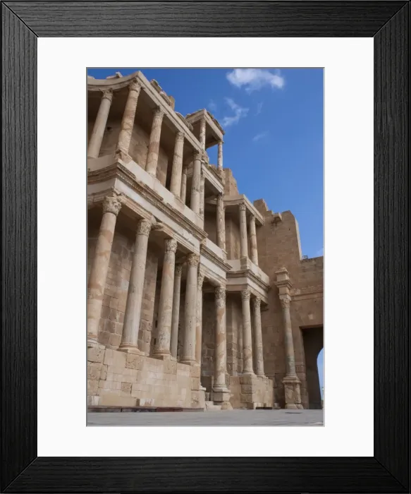 Framed Print : Archaeological Site of Sabratha Framed Print : Archaeological Site of Sabratha