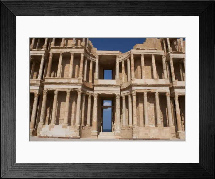Framed Print : Archaeological Site of Sabratha Framed Print : Archaeological Site of Sabratha