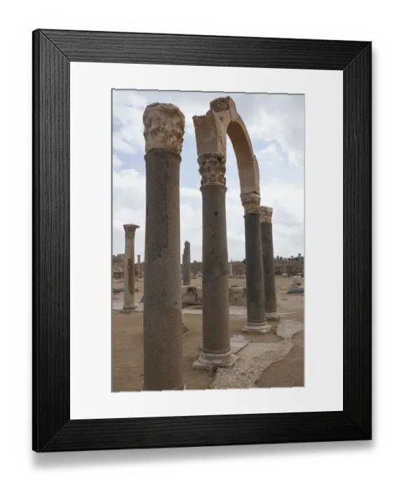 Framed Print : Archaeological Site of Sabratha