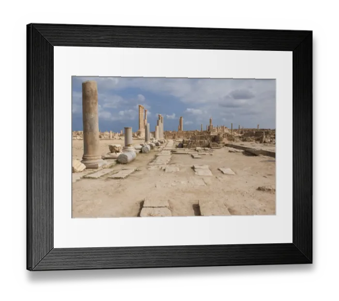 Framed Print : Sabratha. The ruins of Sabratha in Libya Framed Print : Sabratha. The ruins of Sabratha in Libya