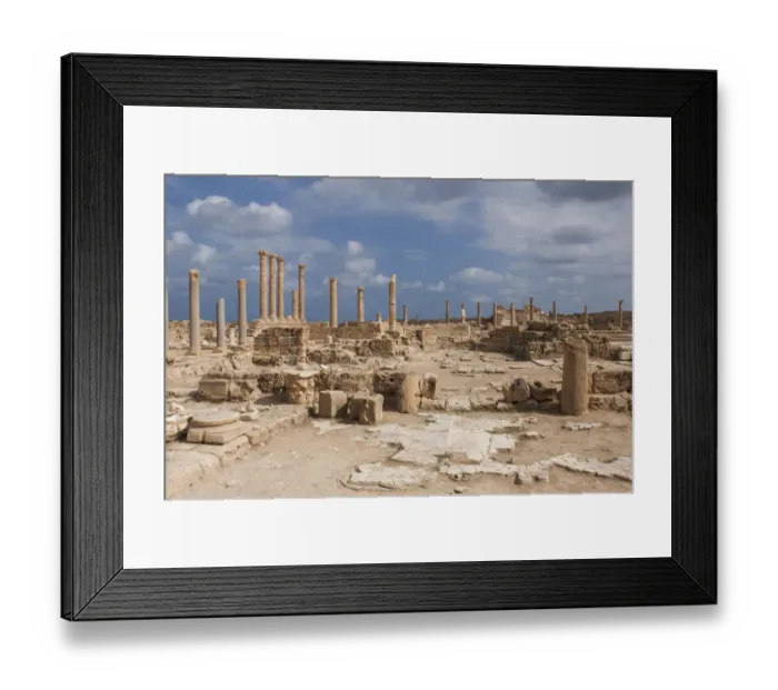 Framed Print : Sabratha. The ruins of Sabratha in Libya Framed Print : Sabratha. The ruins of Sabratha in Libya