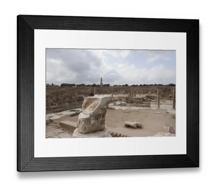 Framed Print : Sabratha. The forum Framed Print : Sabratha. The forum