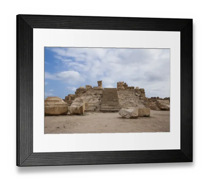 Framed Print : Sabratha. Thr liber pater temple Framed Print : Sabratha. Thr liber pater temple