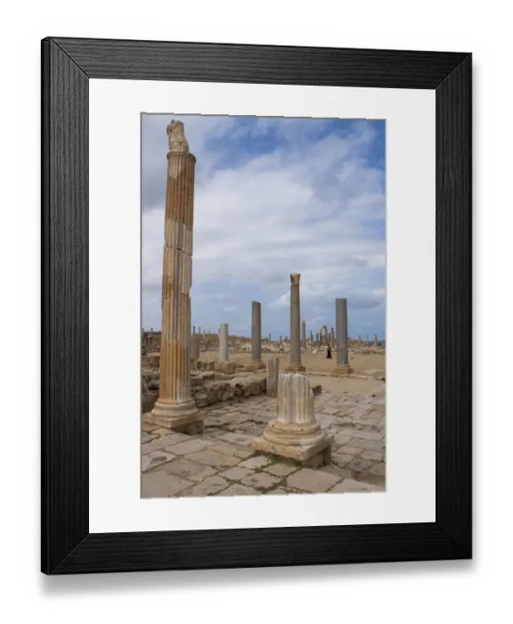 Framed Print : Sabratha. The forum Framed Print : Sabratha. The forum