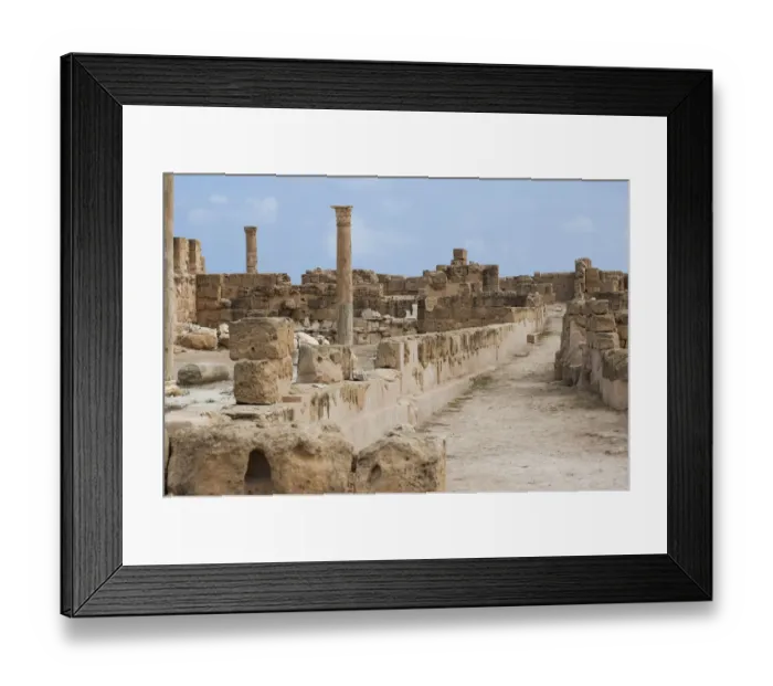 Framed Print : Sabratha. The forum Framed Print : Sabratha. The forum