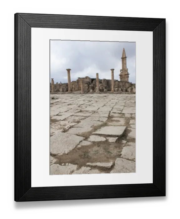Framed Print : Sabratha. Mausoleum Phoenician Framed Print : Sabratha. Mausoleum Phoenician