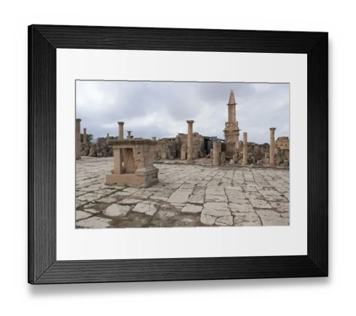Framed Print : Sabratha. Mausoleum Phoenician Framed Print : Sabratha. Mausoleum Phoenician