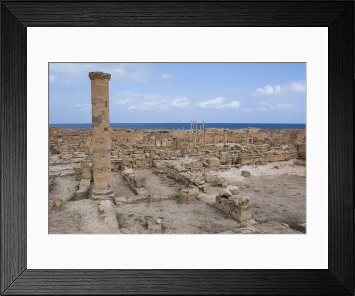 Framed Print : Sabratha. Mausoleum Phoenician Framed Print : Sabratha. Mausoleum Phoenician