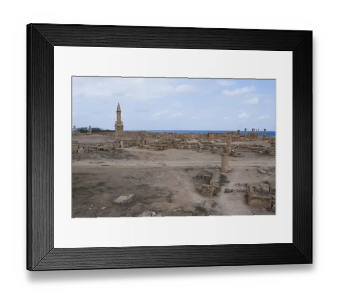 Framed Print : Sabratha. Mausoleum Phoenician Framed Print : Sabratha. Mausoleum Phoenician