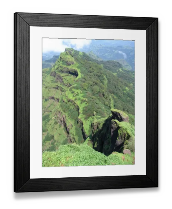Framed Print : Mahabaleshwar - Arthurs Seat Framed Print : Mahabaleshwar - Arthurs Seat