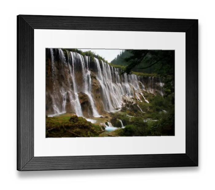 Framed Print : Natural beauty of Jiuzhaigou Valley