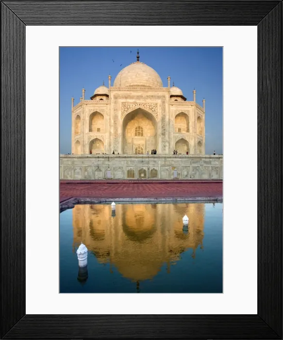 Framed Print : Taj Mahal, reflected Framed Print : Taj Mahal, reflected
