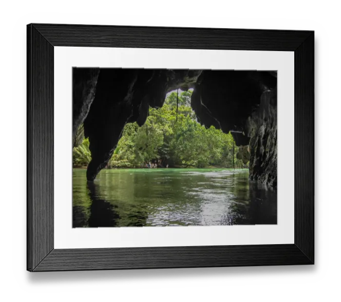 Framed Print : Underground river Framed Print : Underground river