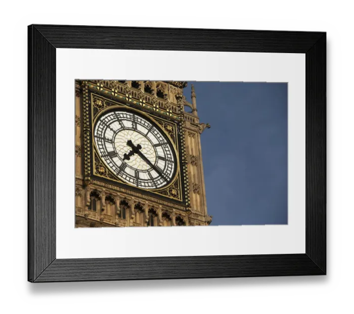 Framed Print : Intricate Clock Face Of Big Ben, London, England Framed Print : Intricate Clock Face Of Big Ben, London, England