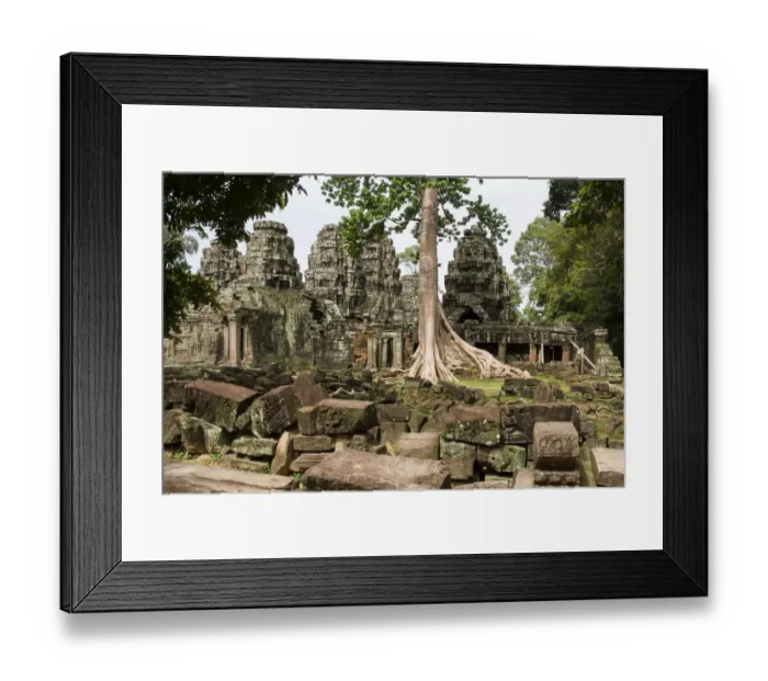 Framed Print : View of Banteay Kdei temple surrounded by jungle Framed Print : View of Banteay Kdei temple surrounded by jungle
