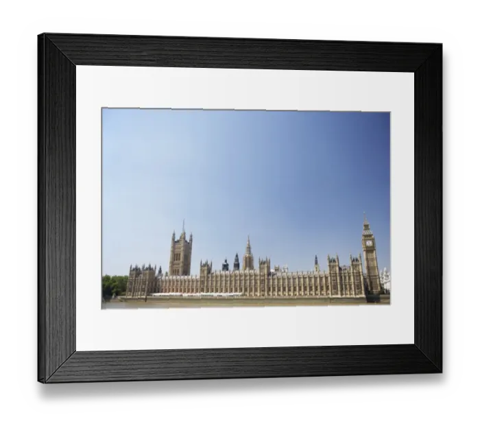 Framed Print : Big Ben And Houses Of Parliament, London, England