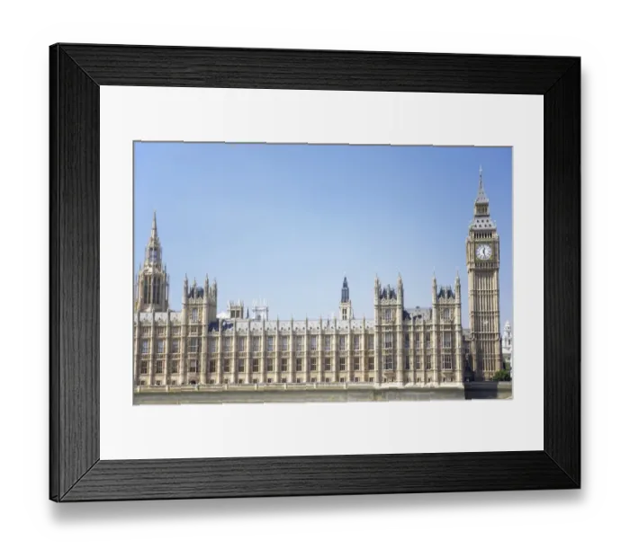 Framed Print : Big Ben And Houses Of Parliament, London, England Framed Print : Big Ben And Houses Of Parliament, London, England