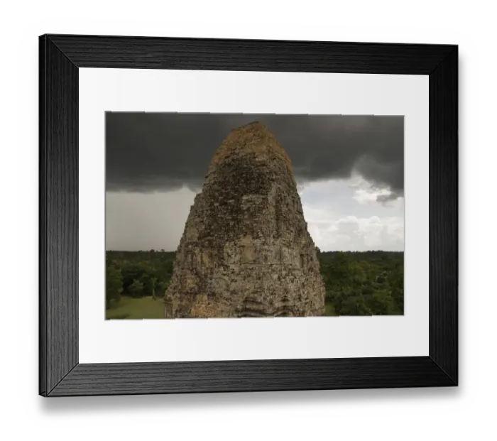 Framed Print : Pre Rup temple under a stormy sky Framed Print : Pre Rup temple under a stormy sky