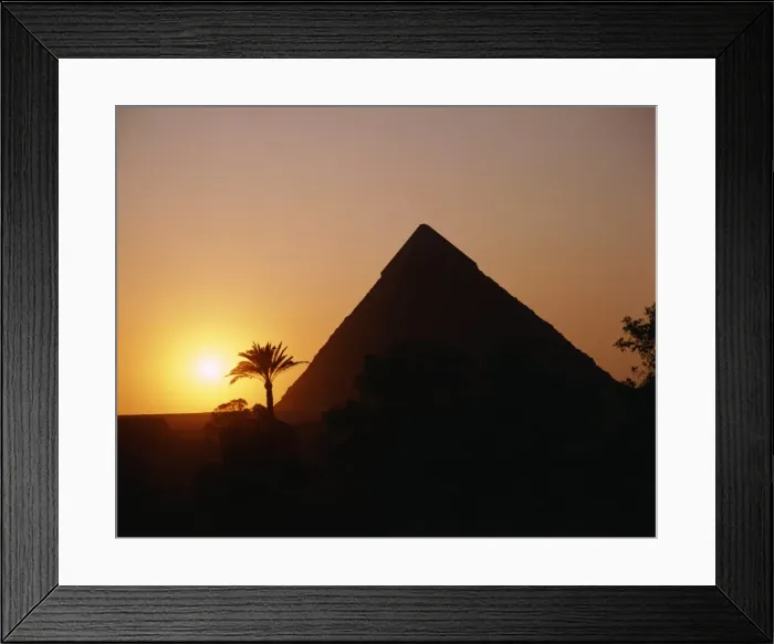 Framed Print : Sunset in Giza, Egypt Framed Print : Sunset in Giza, Egypt