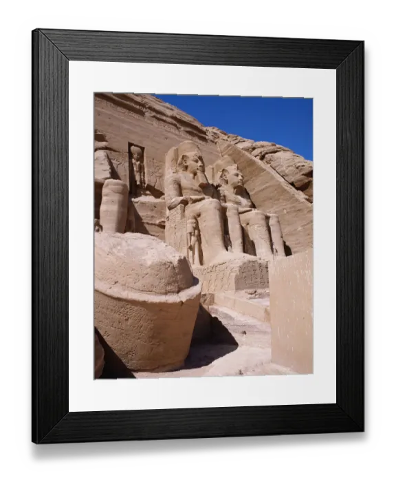 Framed Print : Nubian monuments in Abu Simbel, Egypt Framed Print : Nubian monuments in Abu Simbel, Egypt