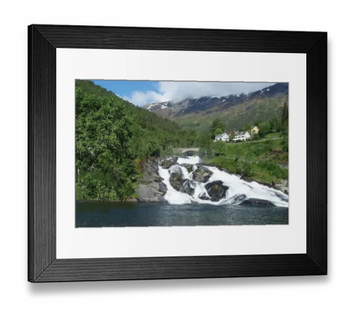 Framed Print : Hellesylt, Norway Framed Print : Hellesylt, Norway