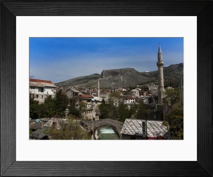 Framed Print : Mostar City Framed Print : Mostar City