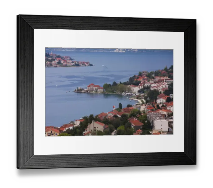 Framed Print : Kotor Cityscape