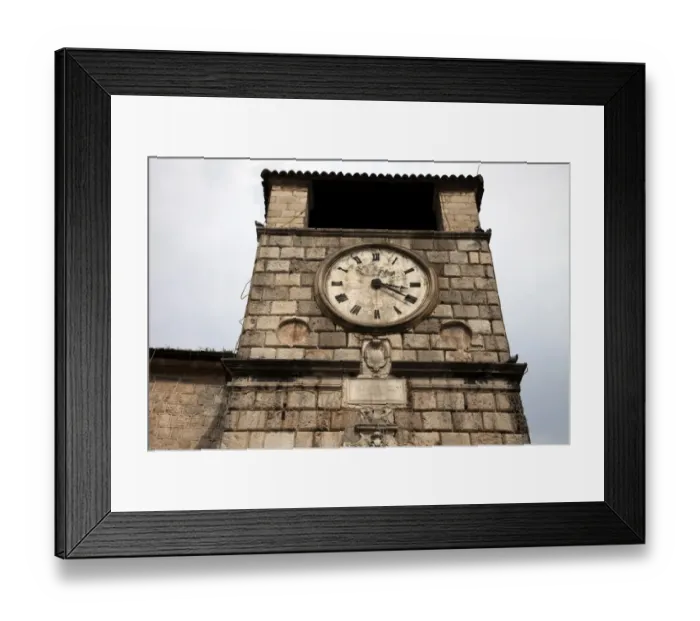Framed Print : Clock Tower Framed Print : Clock Tower