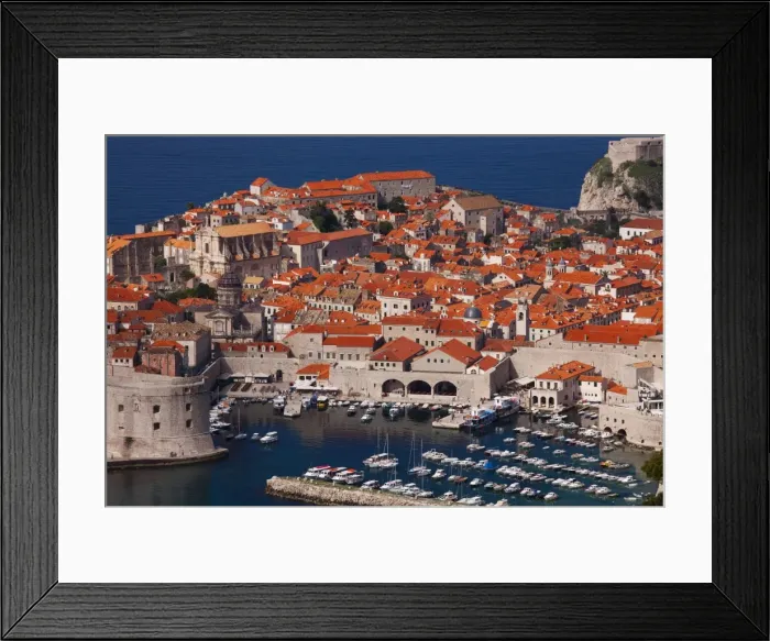 Framed Print : Harbour. Dubrovnik, Croatia Framed Print : Harbour. Dubrovnik, Croatia