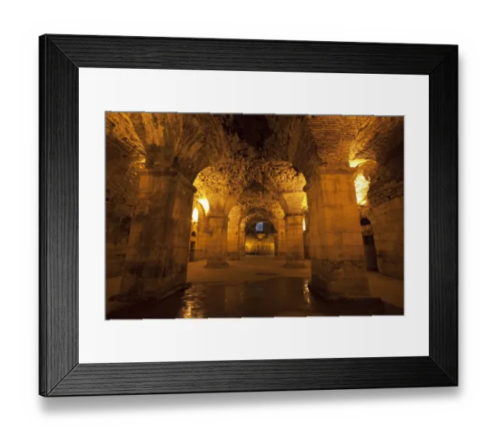 Framed Print : Interior of Diocletian Royal Palace Framed Print : Interior of Diocletian Royal Palace