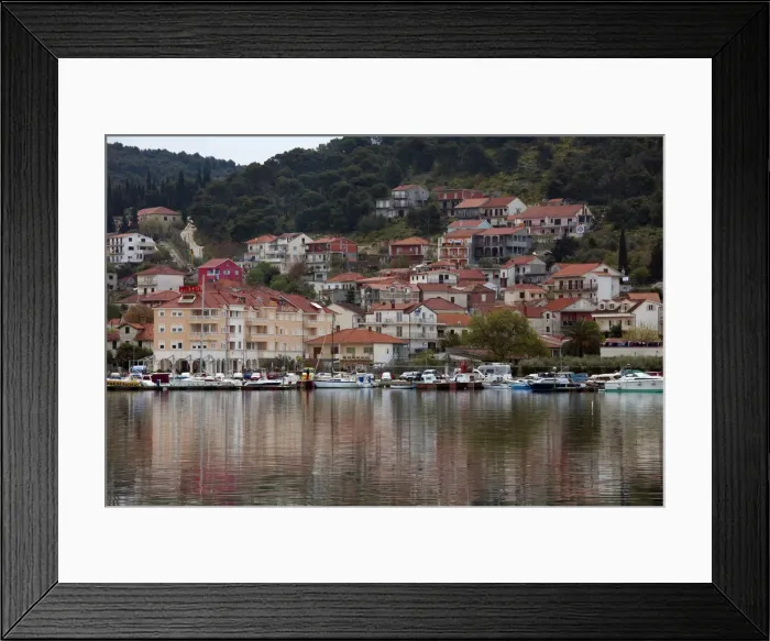 Framed Print : Harbour at Trogir Framed Print : Harbour at Trogir