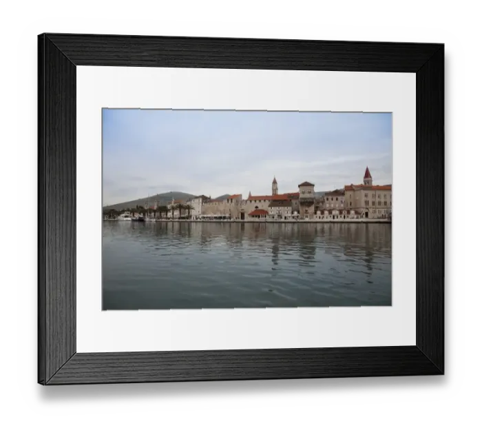 Framed Print : Trogir Waterfront Framed Print : Trogir Waterfront